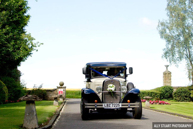 Ivory/Navy Bramwith Limousine